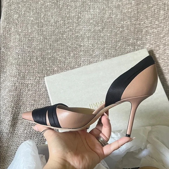 Jimmy Choo Lyrin 85 Ballet Pink - Picture 3 of 7